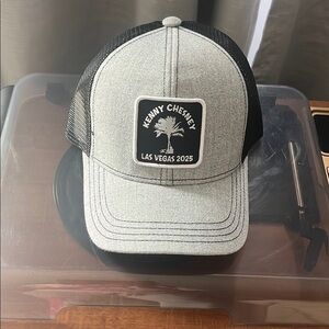 Black and Gray Mesh Cap